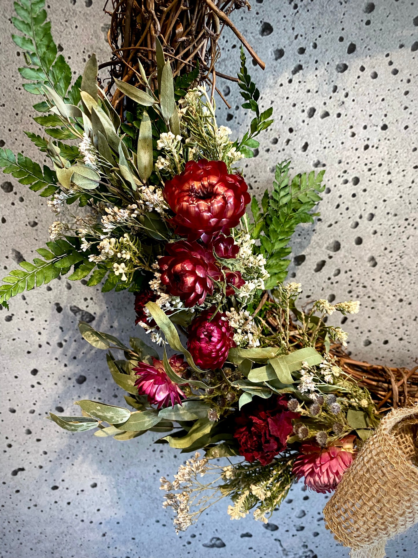 Netty Dried Flower Wreath