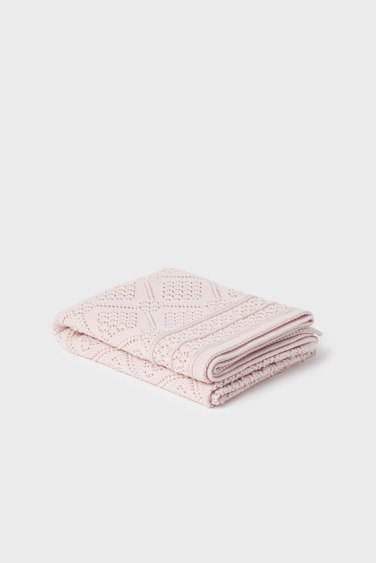 Heirloom Geometric Pattern in Dusky Pink - 100% Merino