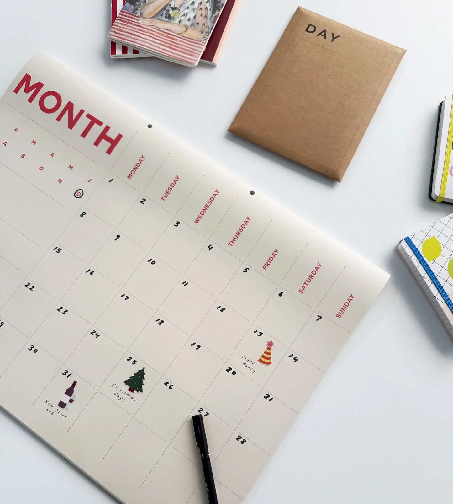 Lettuce A2 Month Planner