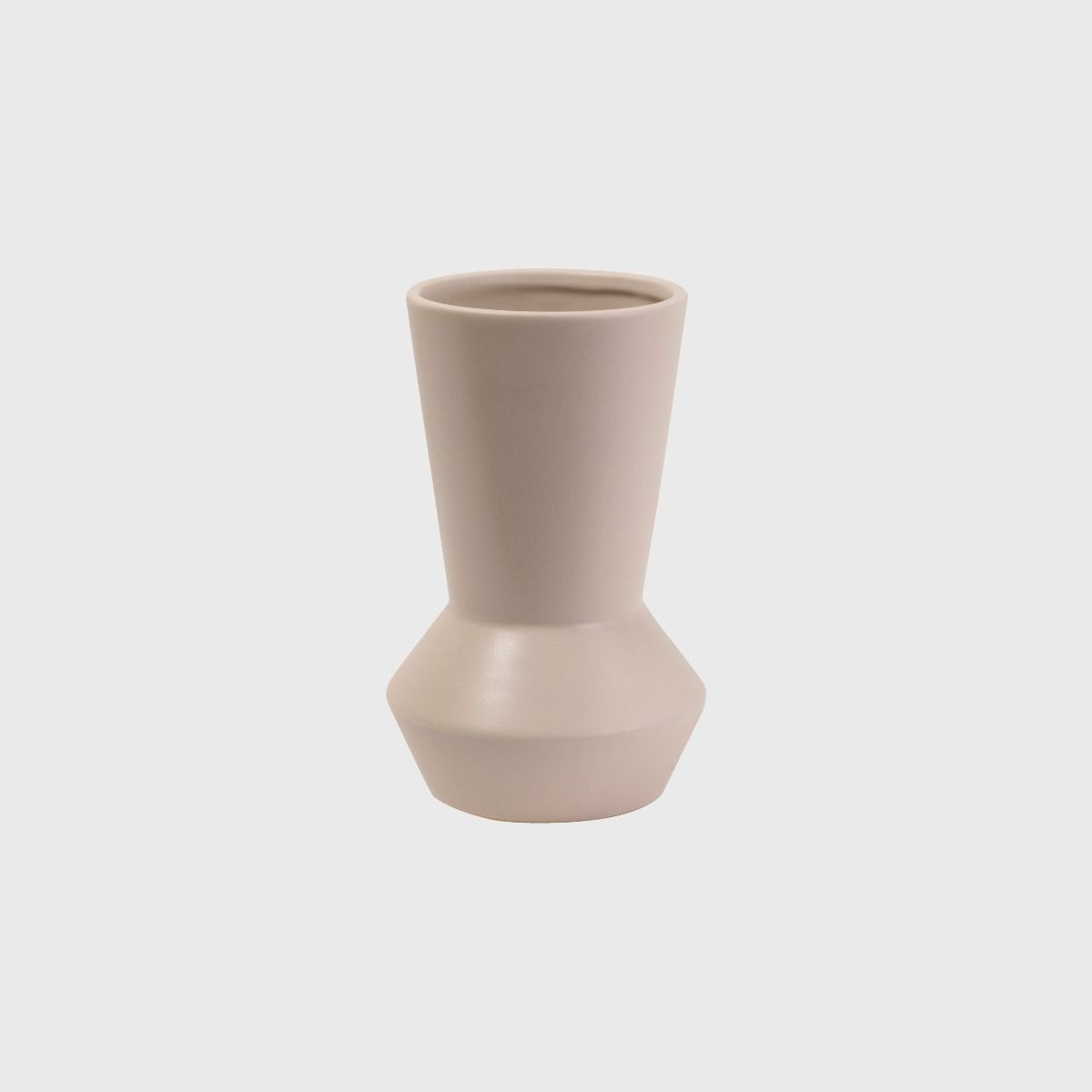 Parchment ceramic vase