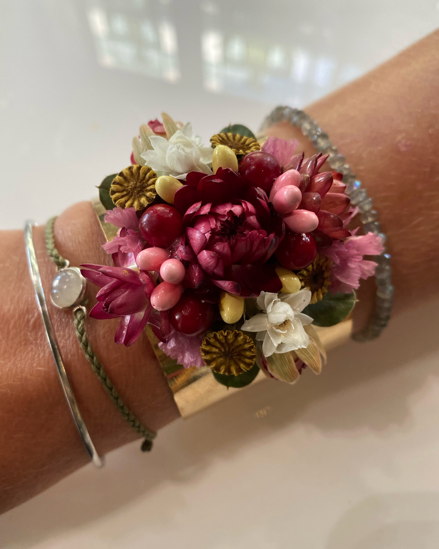 Dried Flower Cuff