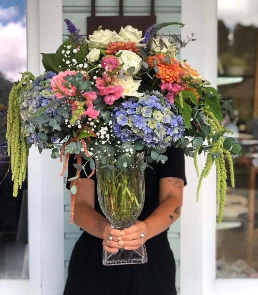 Grand Vase of Seasonal Blooms