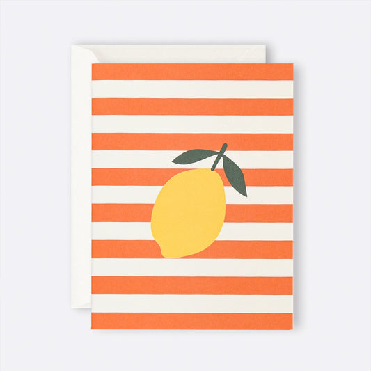 Greeting card - lemon