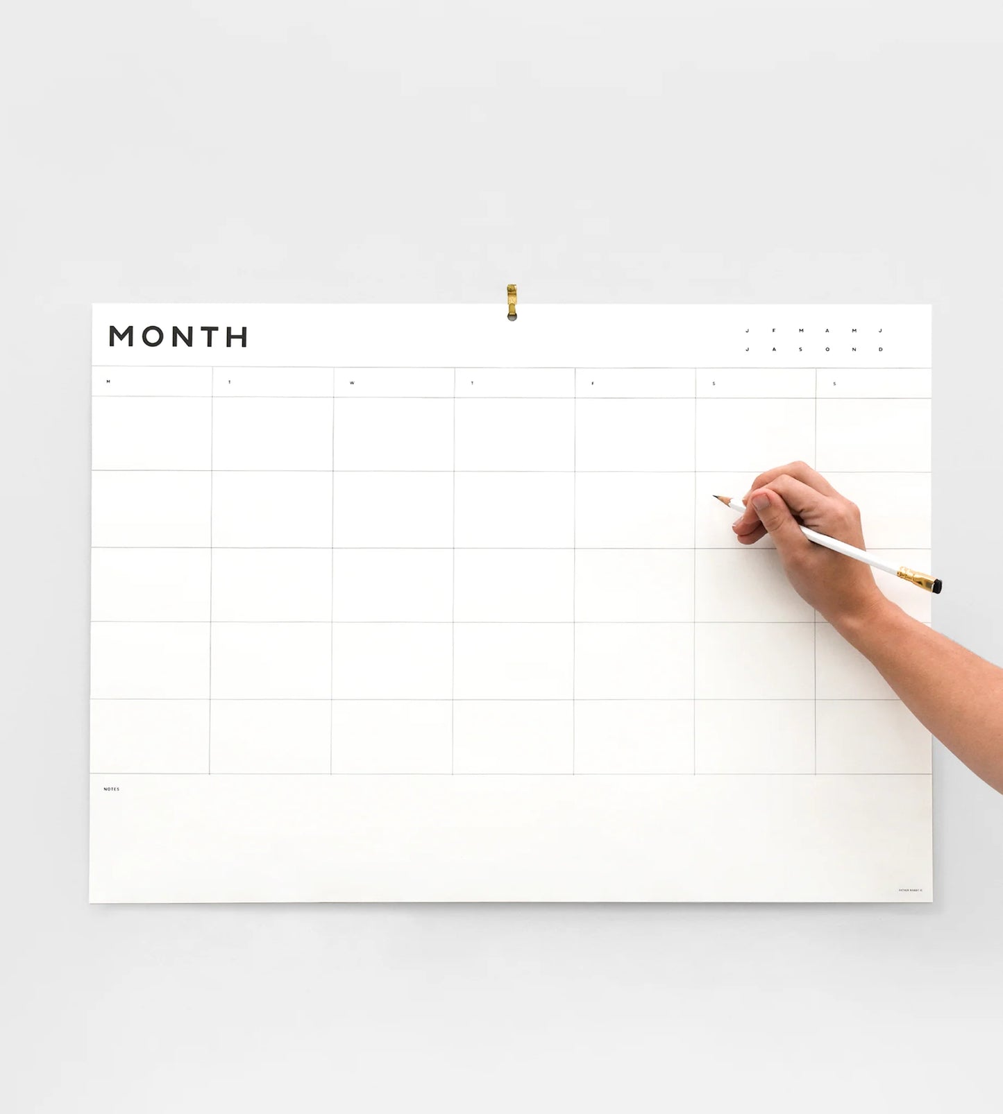 Father Rabbit A2 Month Planner