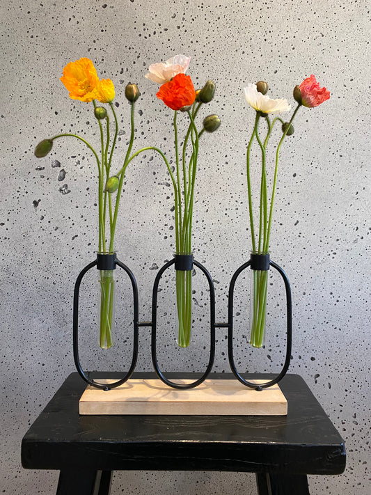 Triple Bud Vase