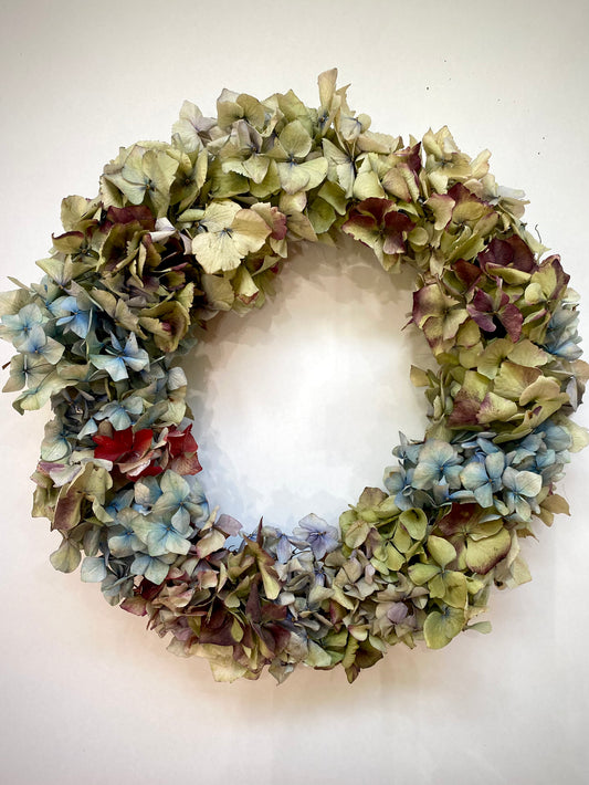 Antique Hydrangea Wreath