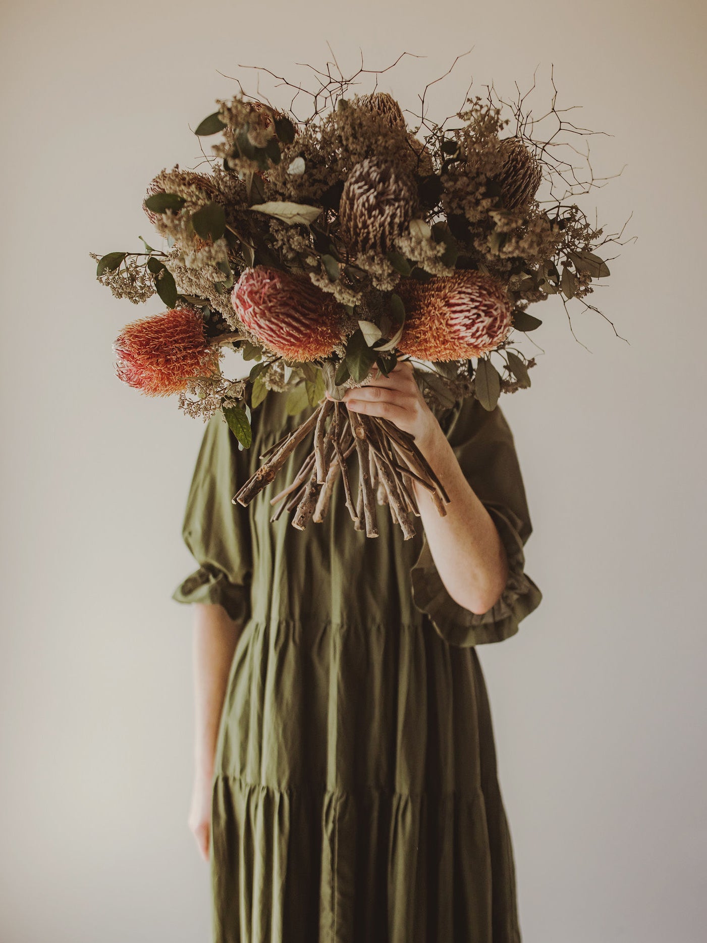 Beautiful dried flower bouquet warkworth matakana mangawhai