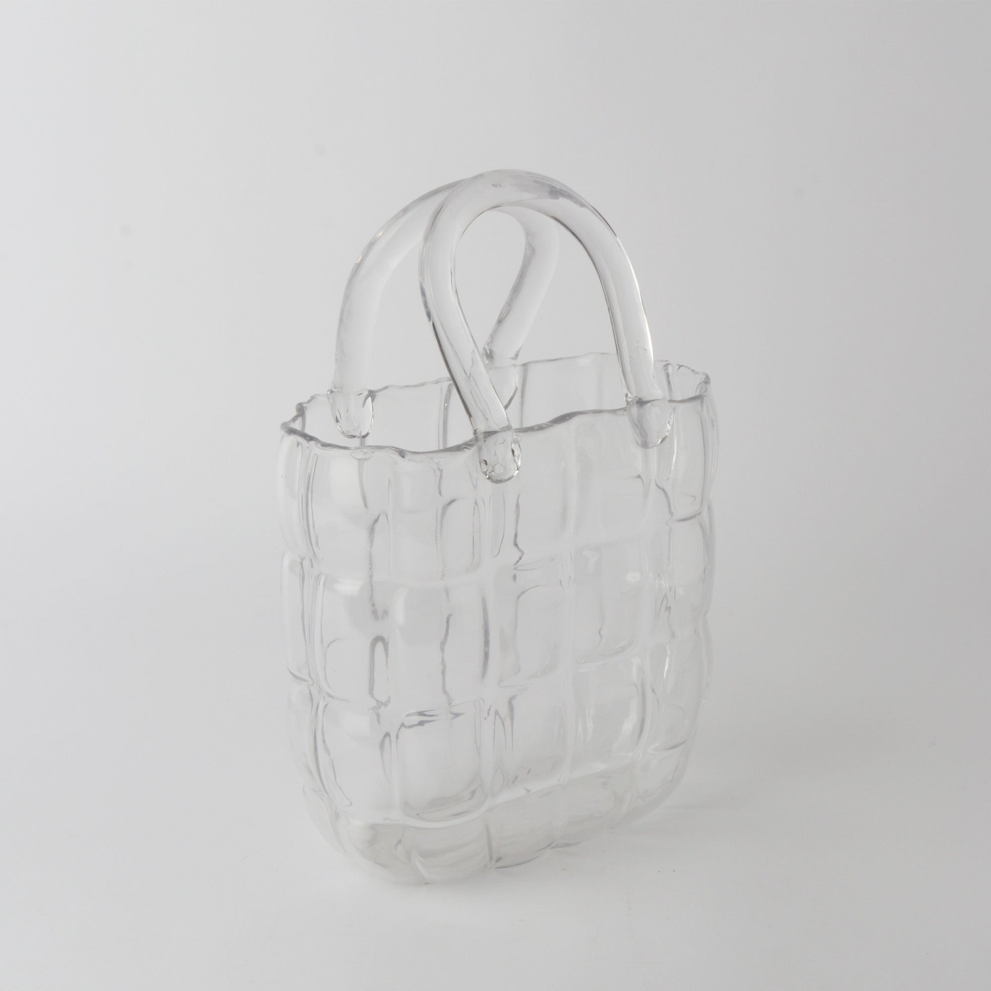 Glass Bag Vase