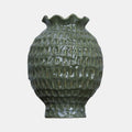 Textured Green vase