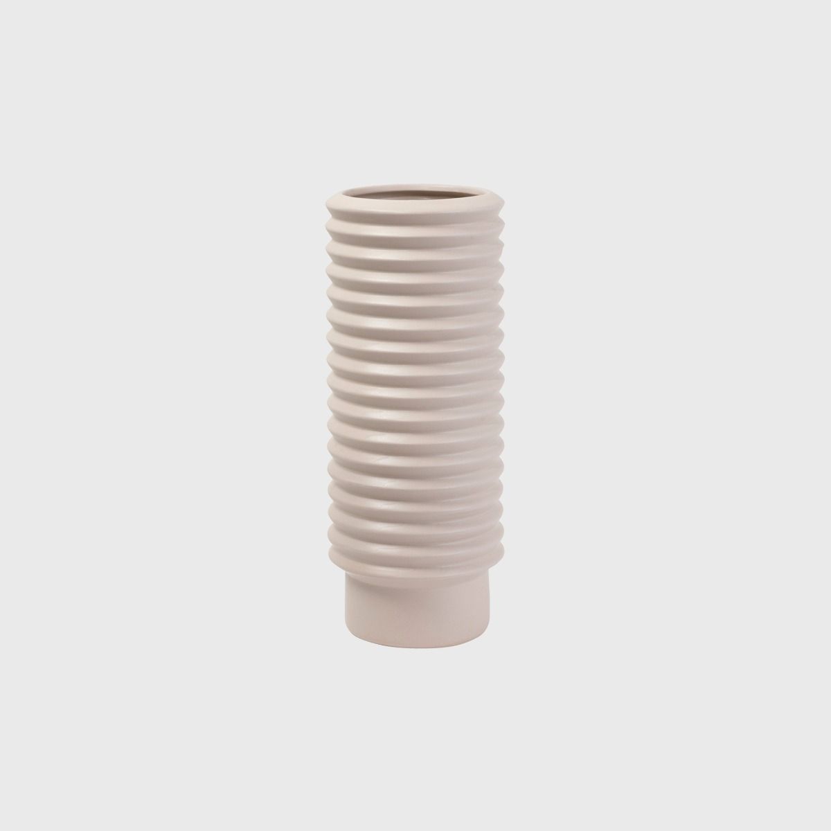 Parchment ceramic vase