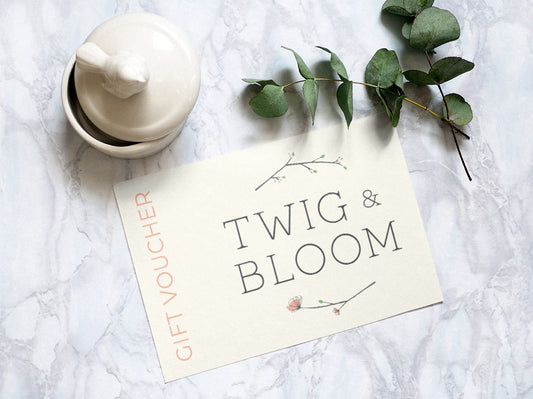 Twig & Bloom Gift Voucher certificate