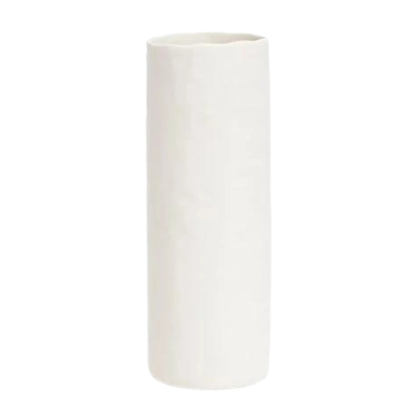 White ceramic vase